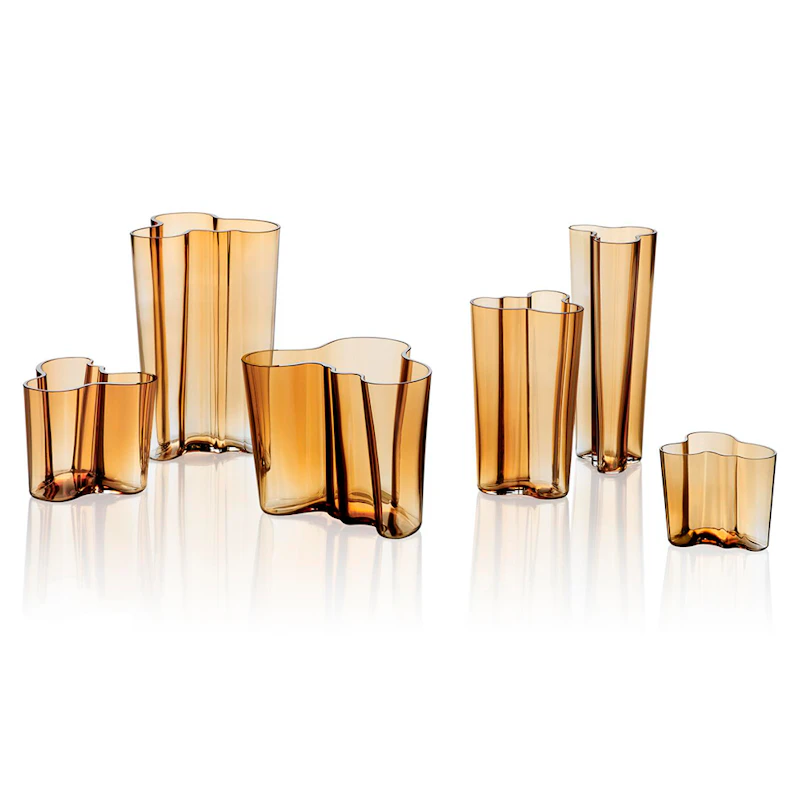 Alvar Aalto Vase 12 cm, Transparent von Iittala