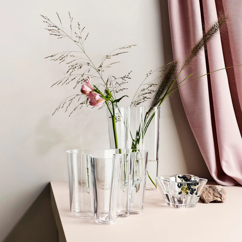 Alvar Aalto Vase Geschenkset, Klar von Iittala