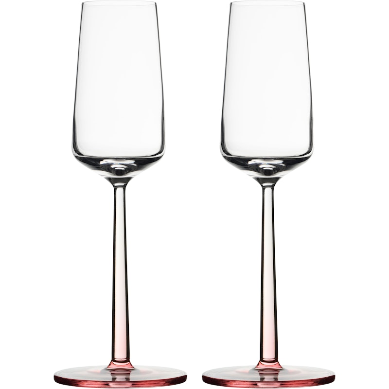 Essence Champagnerglas 21 cl 2-er Set, Rosa