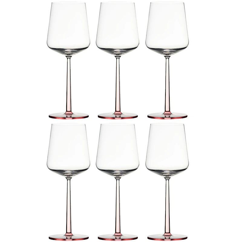 Essence Rotweinglas 45 cl 6-er Set, Rosa