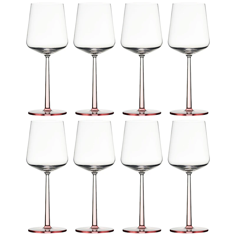 Essence Rotweinglas 45 cl 8-er Set, Rosa