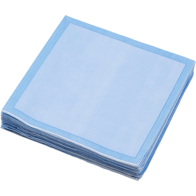 Servietten 33x33 cm, Eisblau