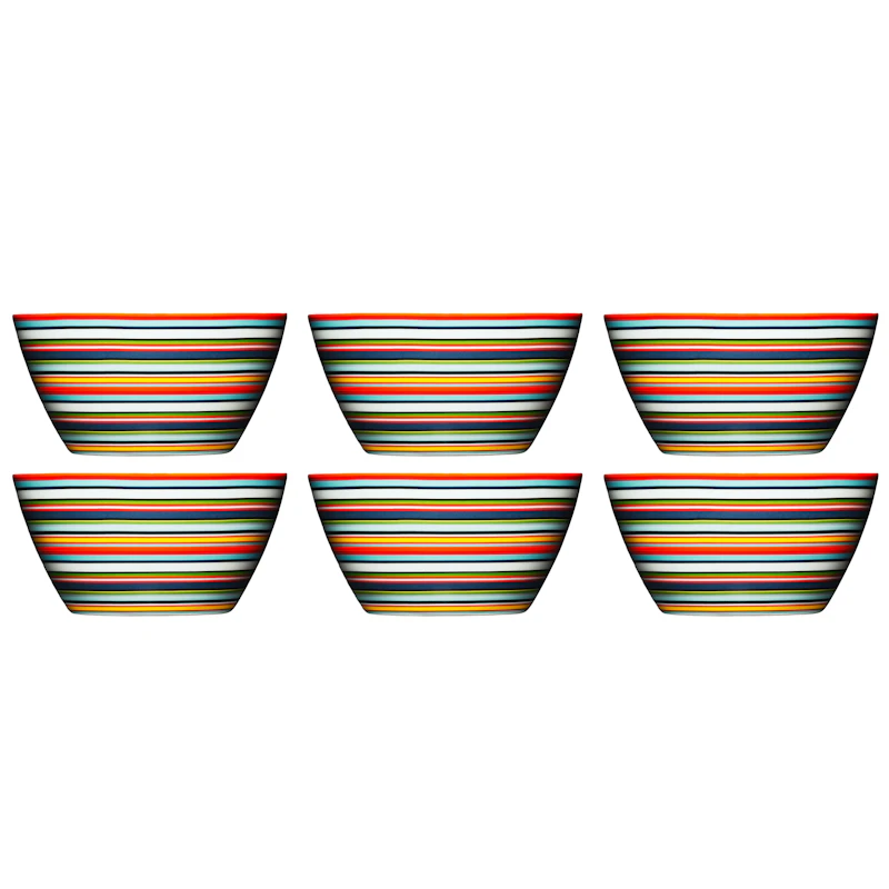 Origo Schüssel 50 cl 6-er Set, Orange