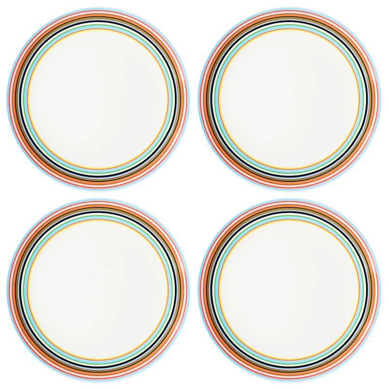 Origo Teller 20 cm 4-er Set, Orange