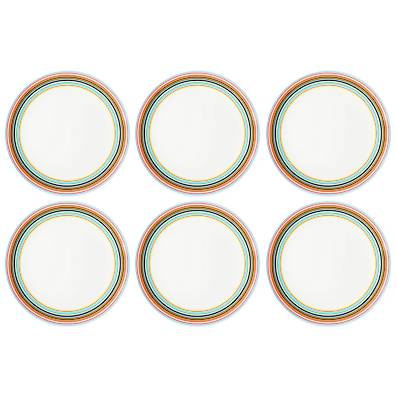 Origo Teller 20 cm 6-er Set, Orange