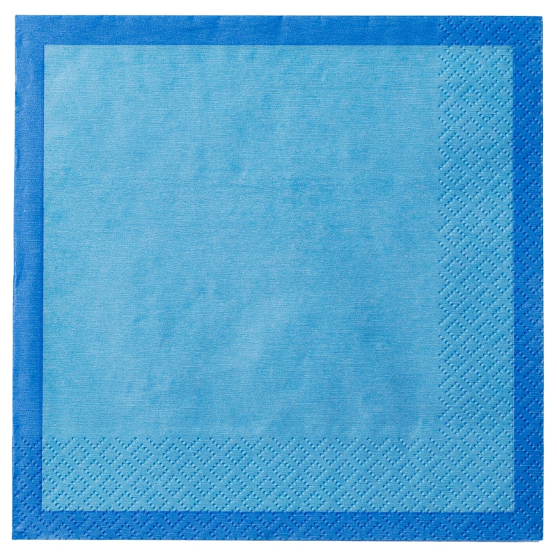 Servietten 33x33 cm, Electric Blue