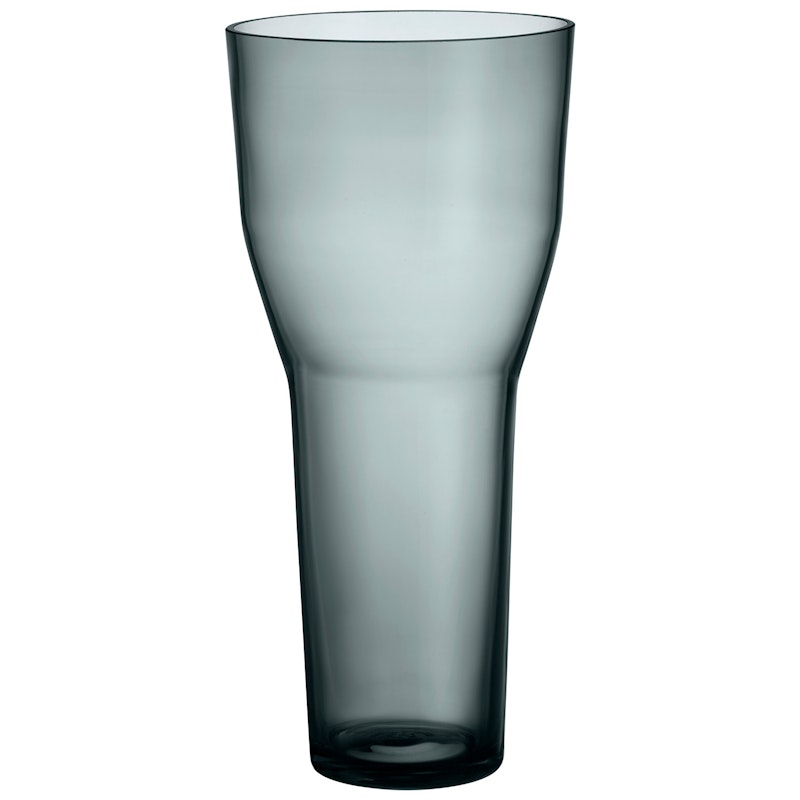 Solare Vase Hoch 12x26 cm, Stahlgrau