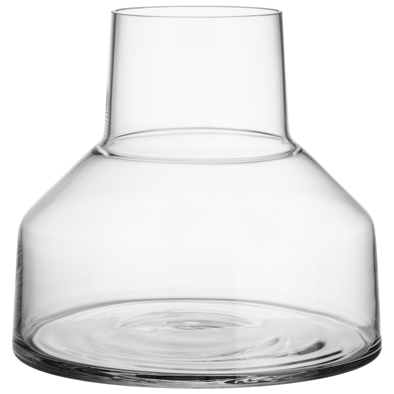 Solare Vase Niedrig 20x22 cm, Transparent