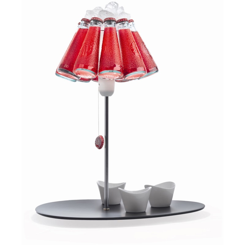 Campari Bar Tischlampe, Rot