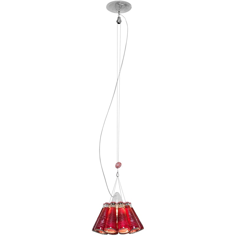 Campari Light Hängelampe Rot 155 cm