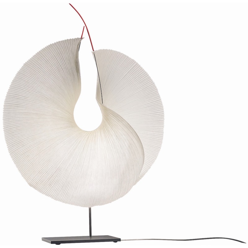 Yoruba Rose Tischlampe, Weiß