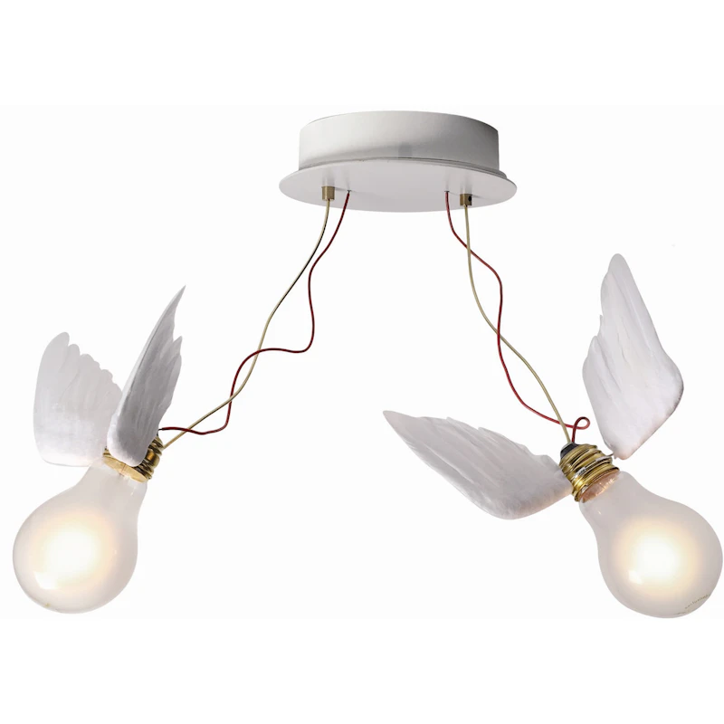 Lucellino Doppio Wandleuchte, Weiß