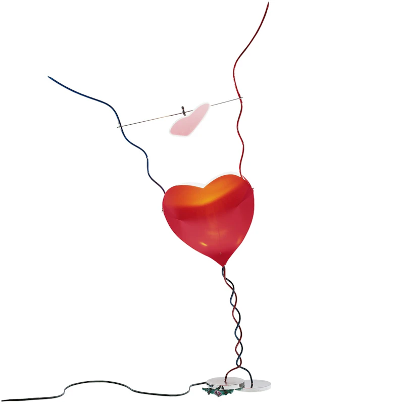 One From The Heart Tischlampe, Rot