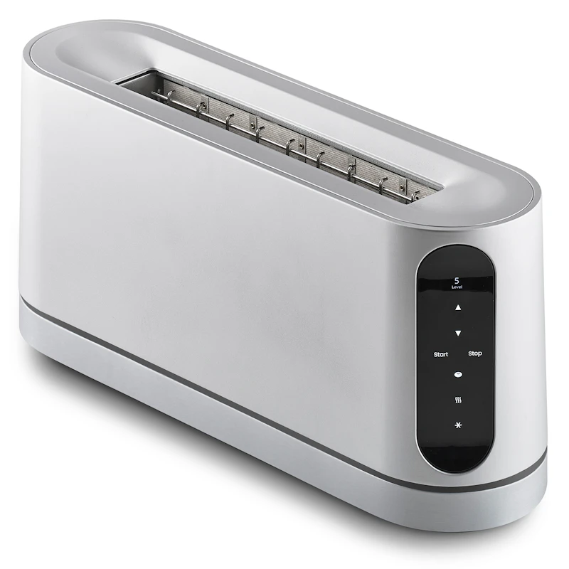 Long Slot Toaster, Silber