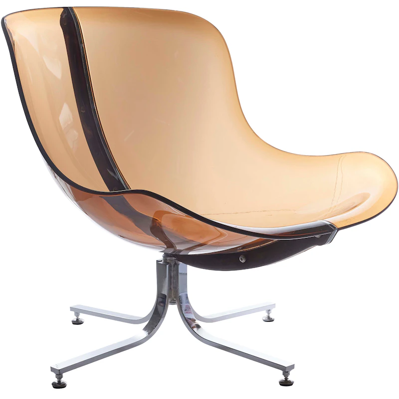 Glossy Stuhl, Braun