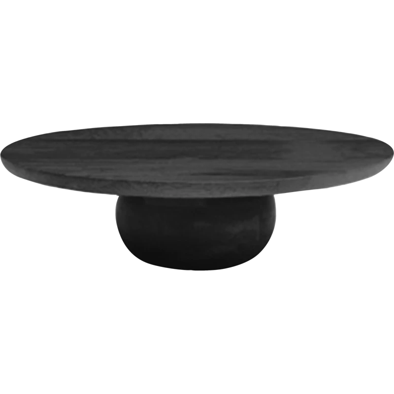Miraya Kaffeetisch 90 cm, Schwarz