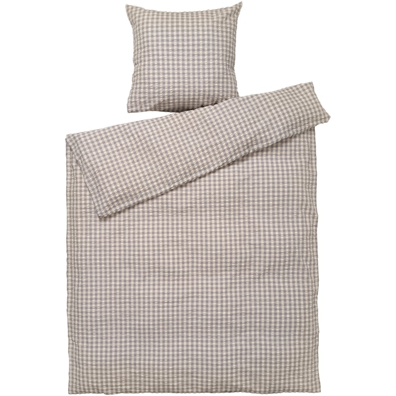 Bæk & Bølge Bettwäsche 150x210 + 50x60 cm, Grau