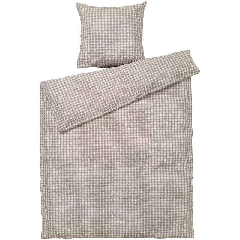 Bæk & Bølge Bettwäsche 140x200 + 60x63 cm, Grau