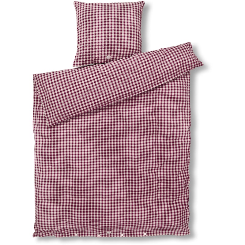 Bæk & Bølge Bettbezug-Set 150x210 cm, Rosa / Pflaume