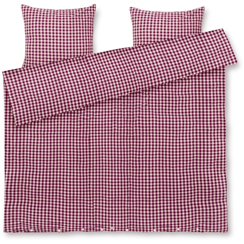 Bæk & Bølge Bettbezug-Set 200x220 cm, Rosa / Pflaume
