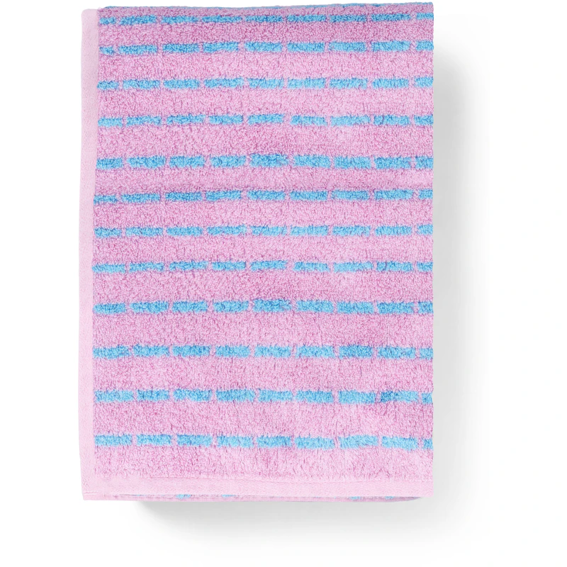 Nuance Handtuch 50x100 cm, Hellblau/Rosa