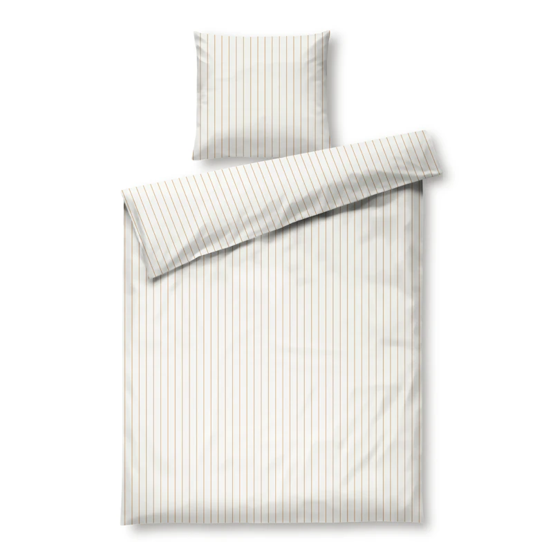 Soft Bettbezug-Set 140x200 cm, Altweiß / Karamell