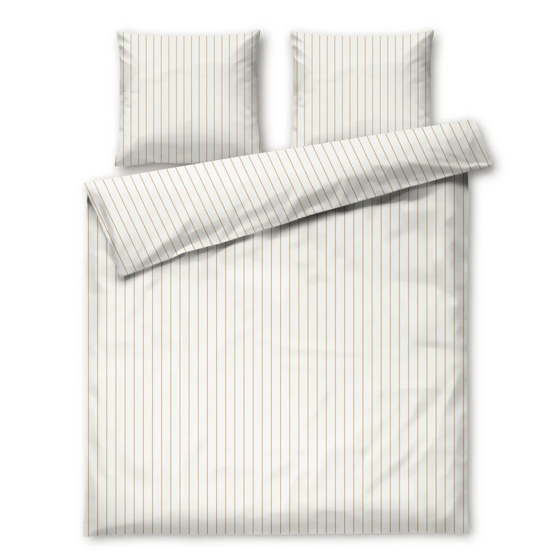 Soft Bettbezug-Set 220x220 cm, Altweiß / Karamell
