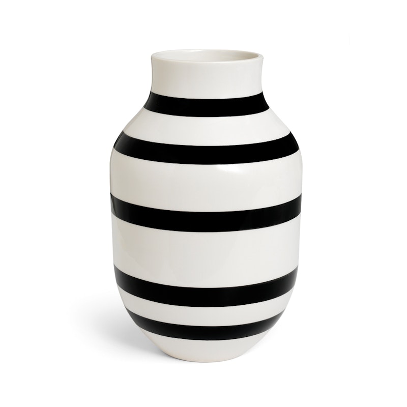 Omaggio Vase, Large/ Schwarz