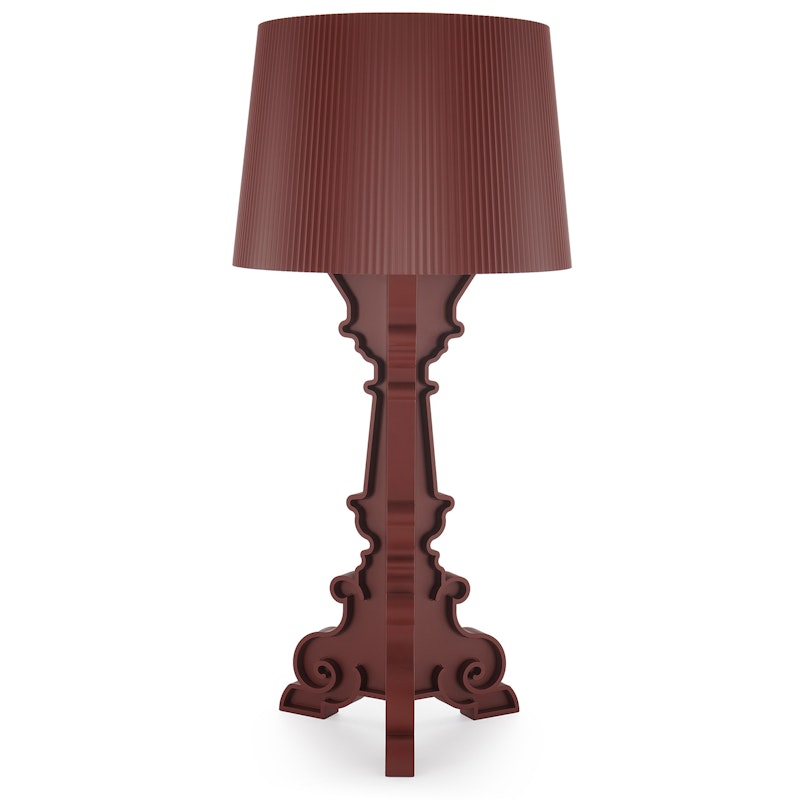 Bourgie Tischlampe, Matt Burgunderrot