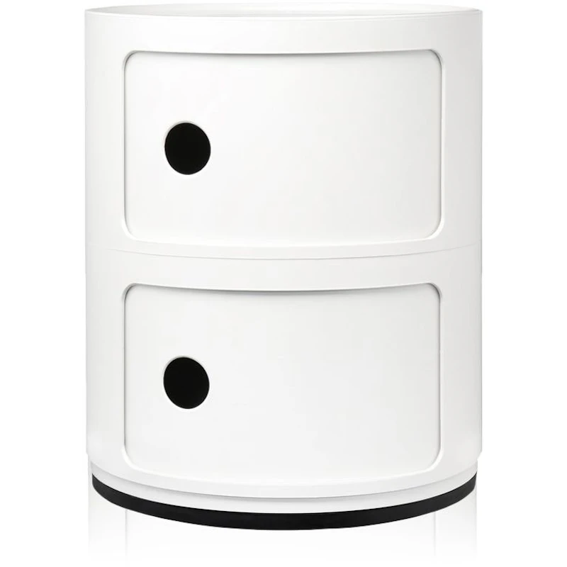 Componibili Classic Aufbewahrung mit 2 Fächern, Weiß