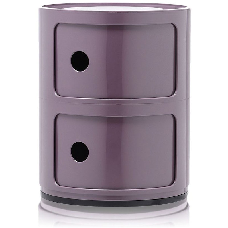 Componibili Classic Aufbewahrung mit 2 Fächern, Violet