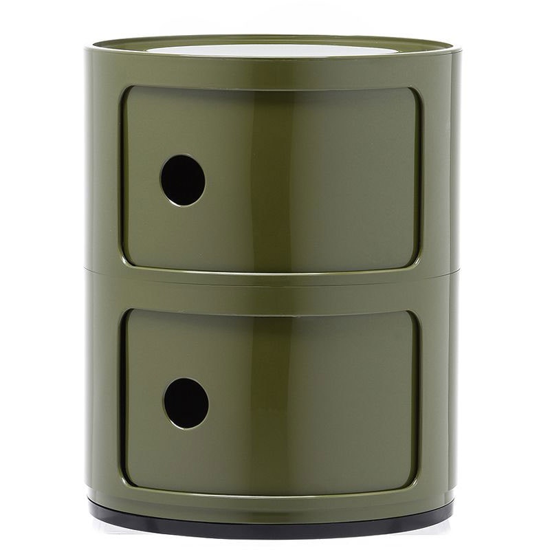 Componibili Classic Aufbewahrung mit 2 Fächern, Grün