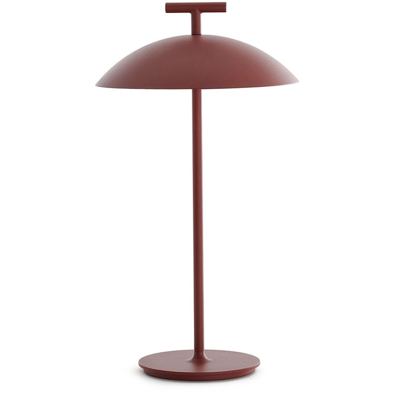 Geen-A Mini Tischlampe Tragbar Ziegelrot