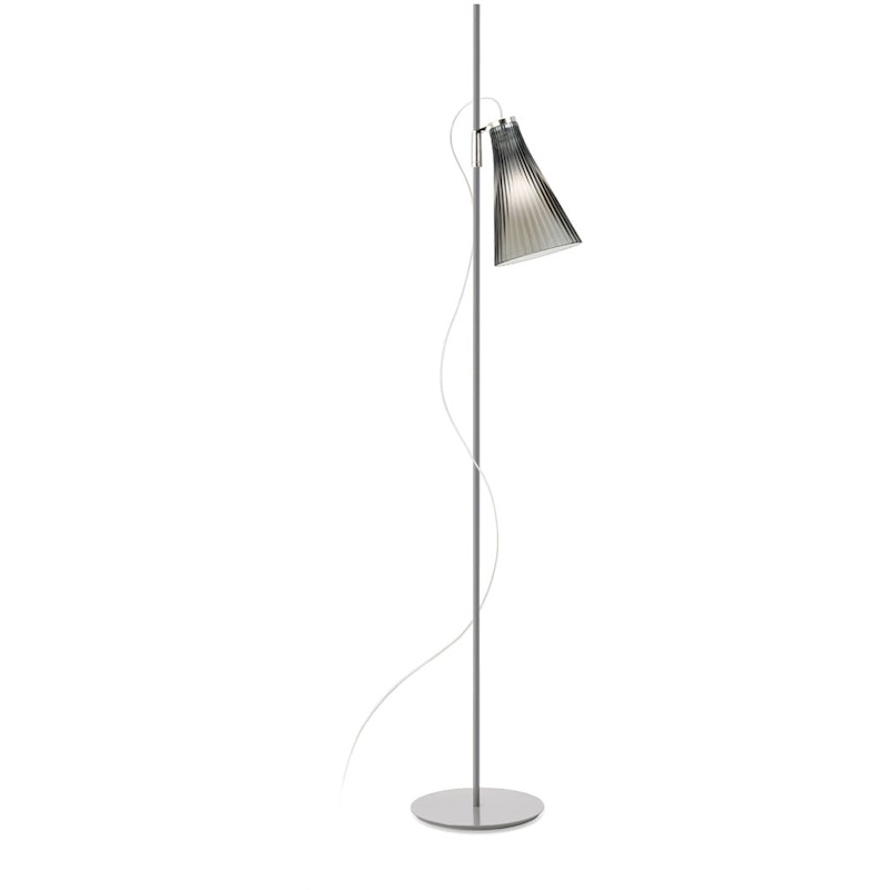 K-Lux Stehlampe, Grau / Rauchfarben