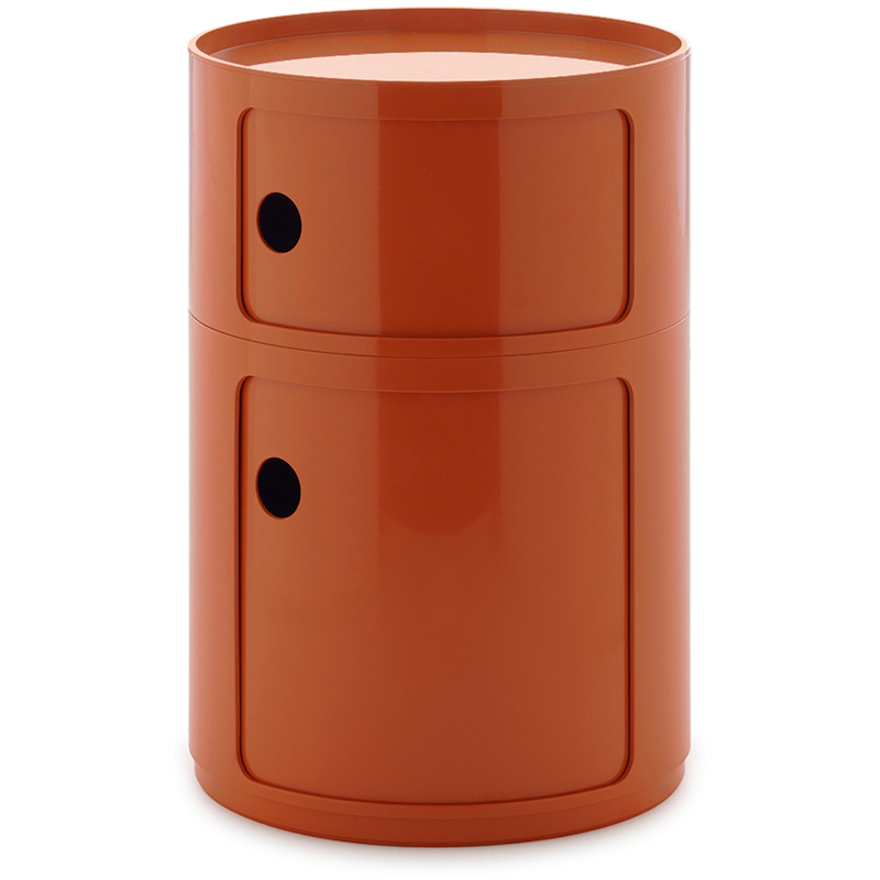 Componibili New Big Aufbewahrung Mit 2 Fächern, Orange