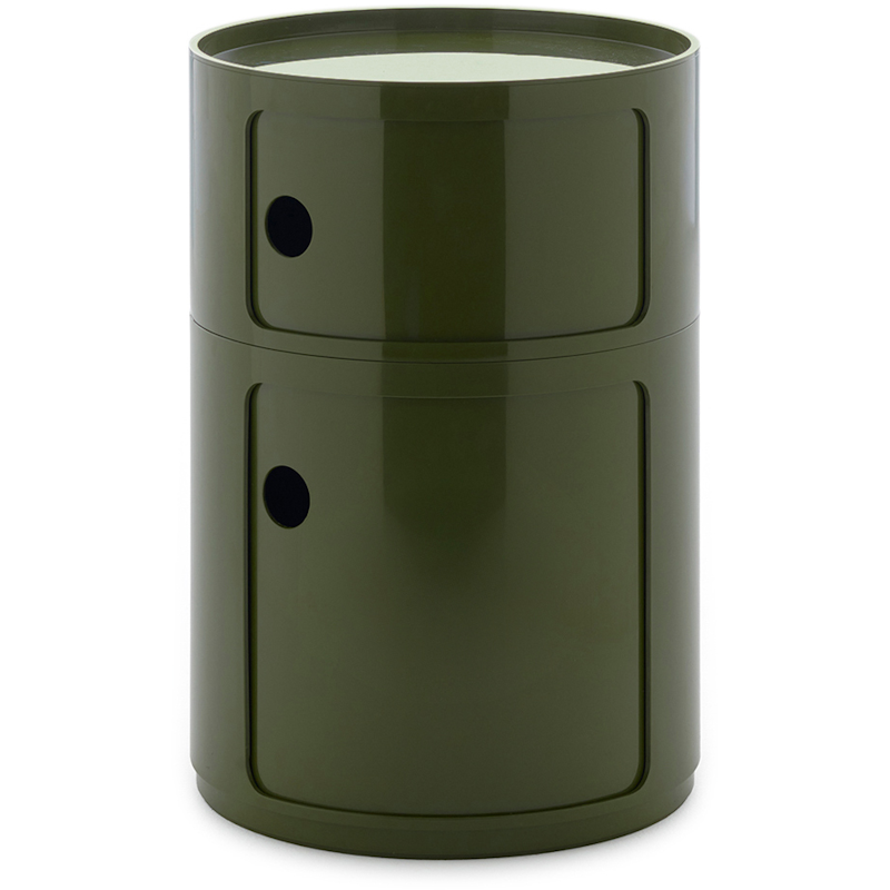 Componibili New Big Aufbewahrung Mit 2 Fächern, Grün