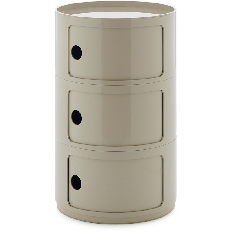 Componibili New Big Aufbewahrung Mit 3 Fächern, Dove Grey