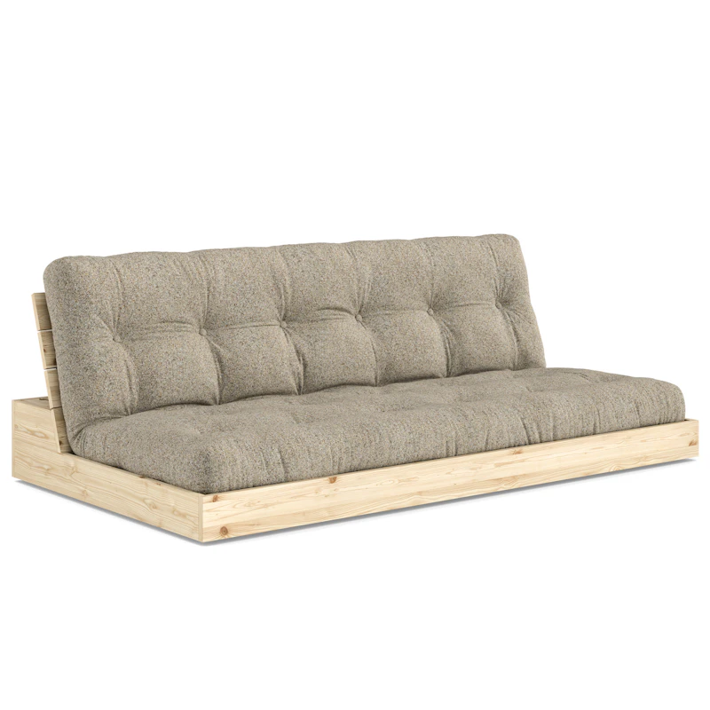 Base Sofa Bed, Raw / Warm Sand