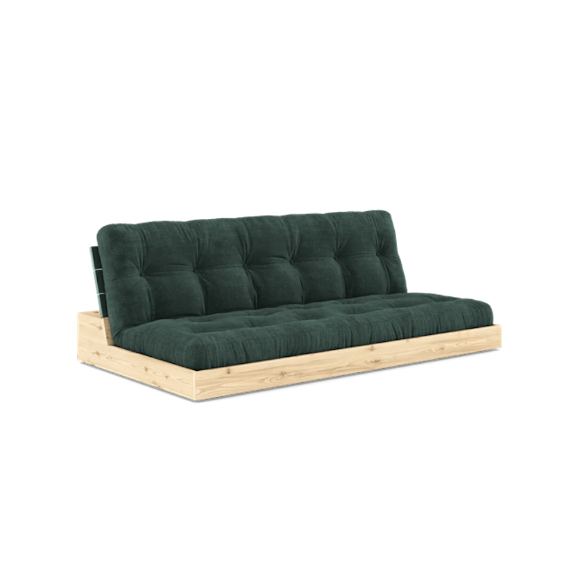 Base Sofa Bed With 5-Layer Mattress Lush Green/Seaweed