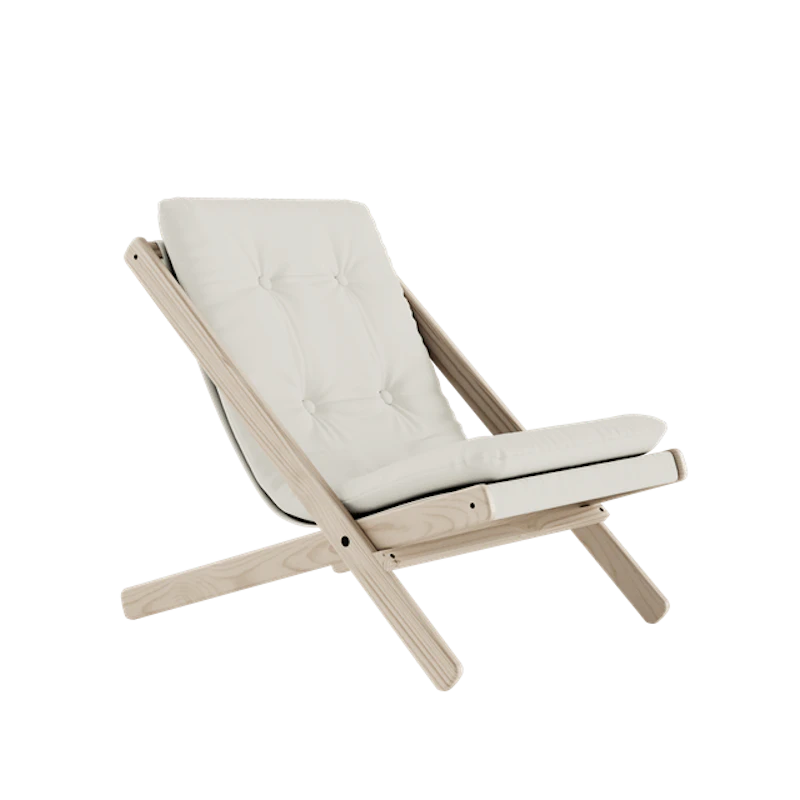 Boogie Armchair M. Mattress 701 Natural/Raw Beech
