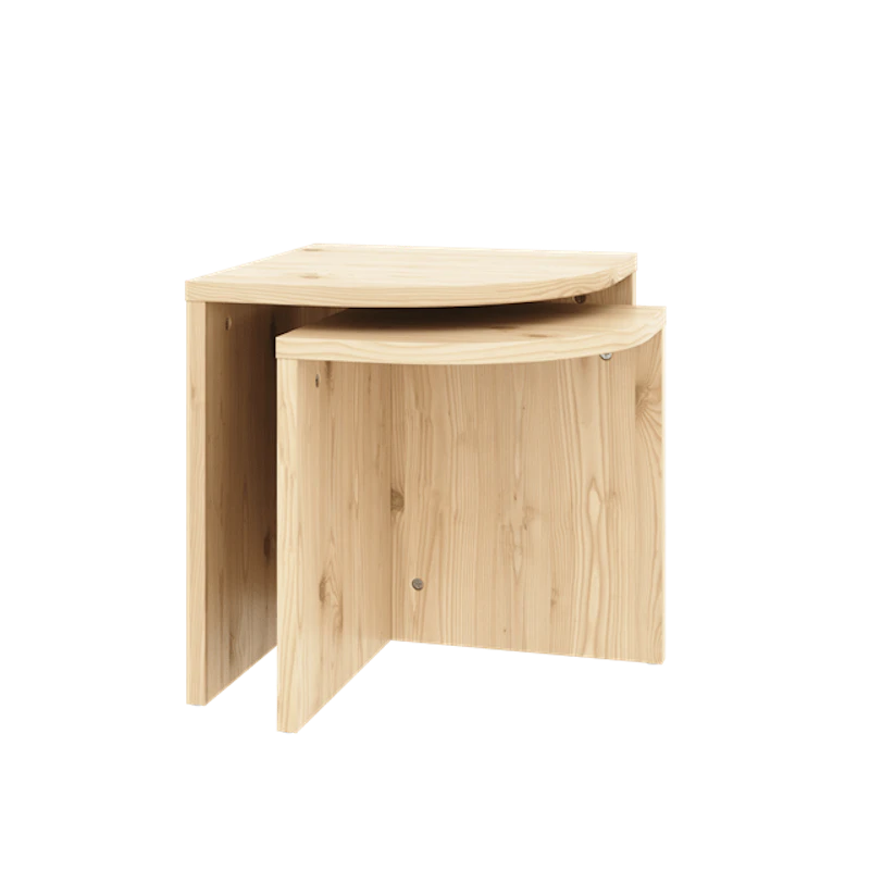 Combine Side Table Set Raw