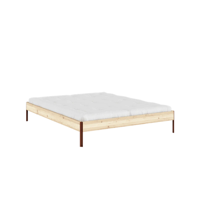 Core Bed Frame 160x200 Raw/Terra Red