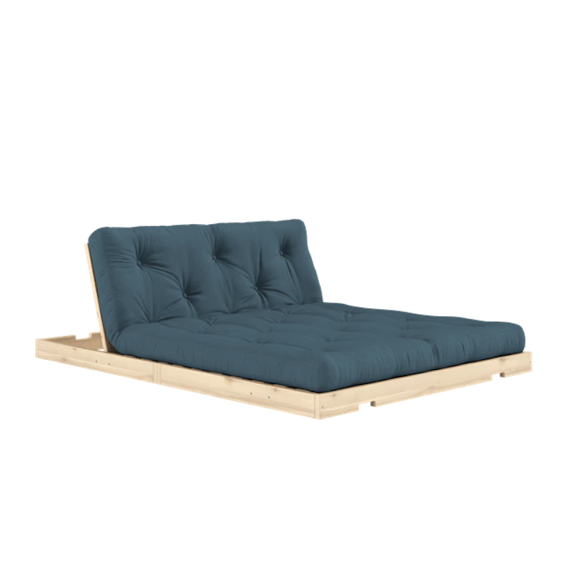 Flip Sofa Bed With Mattress 140x200 Petroleum/Raw