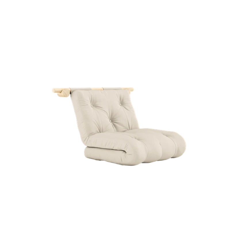 Hooked Mattress With Brackets 75x200 Beige/Raw