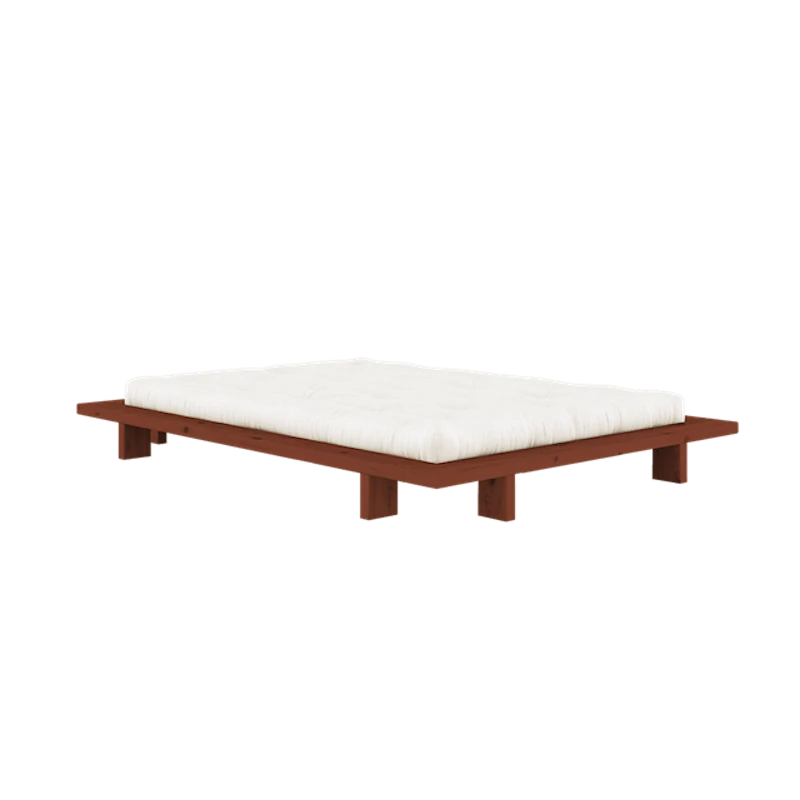 Japan Bed Frame 140x200 Terra Red