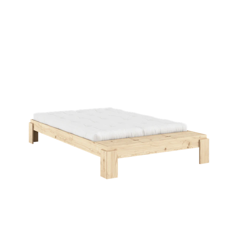Layers Bed Frame With Bench 140x200 Raw