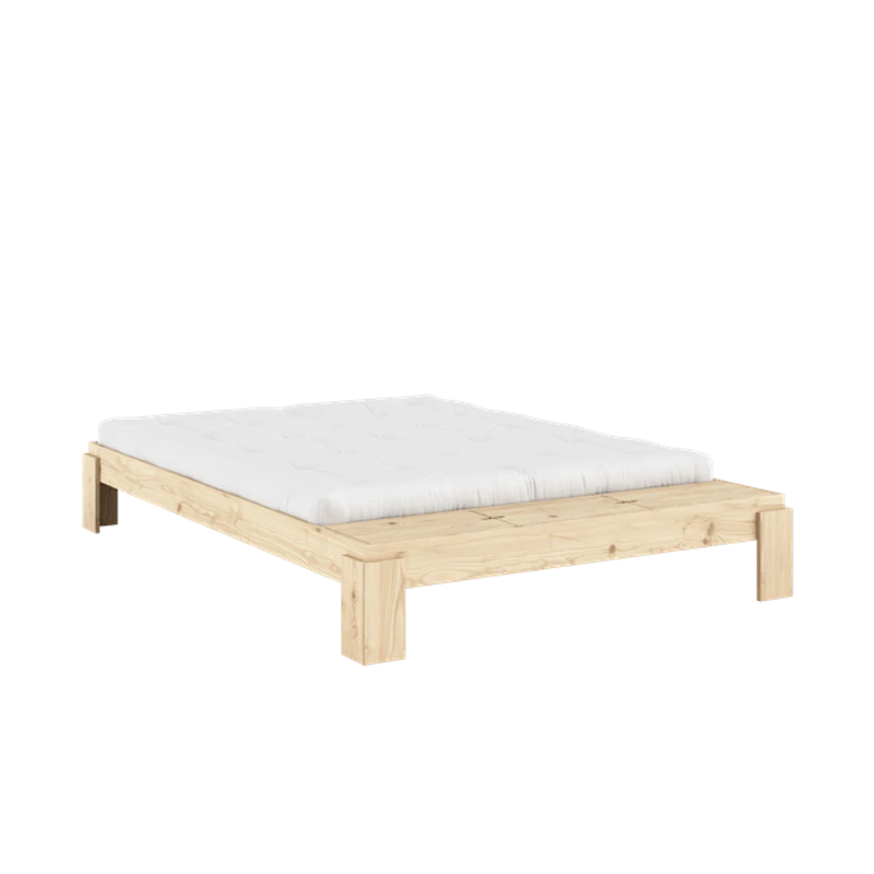 Layers Bed Frame With Bench 160x200 Raw