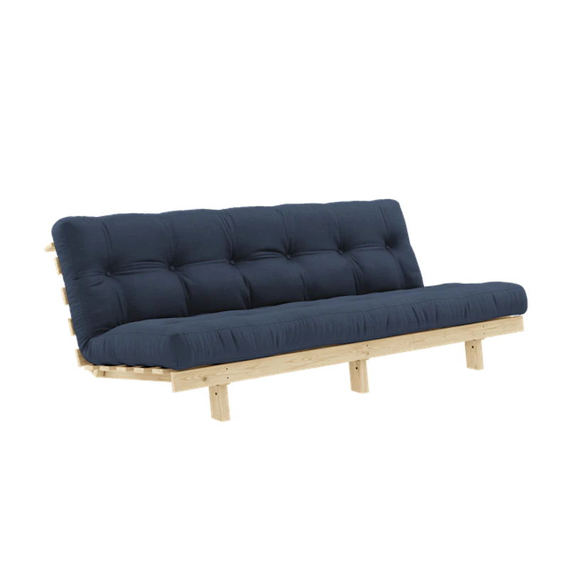 Lean Sofa Bed With Alpha Mattress 130x200 Navy/Raw