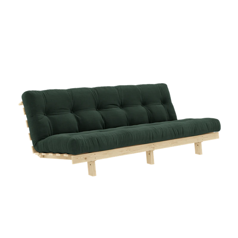 Lean Sofa Bed With Alpha Mattress 130x200 Seaweed/Raw
