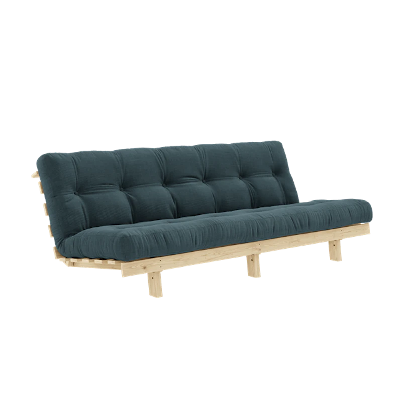Lean Sofa Bed With Alpha Mattress 130x200 Pale Blue/Raw
